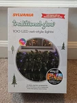 100 Ct Sylvania Multi Color Christmas Net Lights In/outdoor 6 X 4 Ft * New. Fixed Price $21.99.