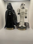 Kurt S. Adler Star Wars Stormtrooper And Darth Vader Nutcracker Lot 10" Tall New. Fixed Price $45.00.