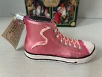 Old World Christmas Pink High Top Sneaker Blown Glass Ornament. Fixed Price $19.99.