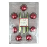 Department 56 Christmas Krinkles Patience Brewster Ball & Taper Candle Set. Fixed Price $34.97.