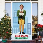 Elf Christmas Holiday Door Cover - Will Ferrell (polyester 70 X 35 ) Omg Santa!. Fixed Price $19.99.