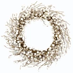 Winter Wreaths For Front Door 20 Inch Artificial White Berry Wr.... Fixed Price $35.99.