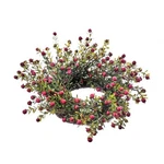 Regency International 15" Mini Wild Cranberry Leaf Wreath-c/r. Fixed Price $32.00.