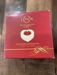 Vintage 2000S Lenox Yuletide Glowlites Heart Tea Light Candle Holder Snowflake. Fixed Price $13.49.