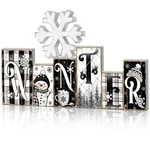 Yousoontic 2 Pcs Winter Table Decor Snowman Christmas Centerpieces Blac.... Fixed Price $28.12.