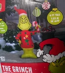Gemmy 4 Ft. Grinch Ugly Sweater Airblown Christmas Inflatable Dr Seuss. Fixed Price $31.49.