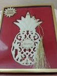 Lenox Tree Ornament Greetings 2003 Pineapple Porcelain Christmas Holiday 5". Fixed Price $24.59.
