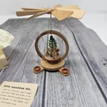 Vtg Dregano Mini German Wooden Christmas Shepherd Sheep Candle Holder Pyramid. Fixed Price $49.99.