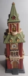 Lighted Ceramic Holiday Time Clock Tower 2006 Tradition Vintage Collection 12". Fixed Price $12.95.