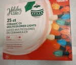 Holiday Living C9 Multi Color Light Set - 25 Count. Fixed Price $25.99.
