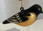 Cobane Studio Baltimore Oriole Glass Bird Christmas Ornament, C378. Fixed Price $18.00.