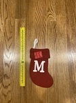Letter Wondershop Monogram Mini Christmas Stocking Initial Red Knit Target. Fixed Price $21.99.