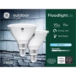 Ge Outdoor 90W Rep Led Floodlight Bulbs PAR38 Med Base Wet Rated Daylight 2. Fixed Price $21.95.