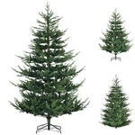 Homcom Artificial Christmas Tree Holiday Xmas With Pine Shape Used. Fixed Price $98.69.