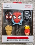 Hallmark Marvel Super Heroes Christmas Tree Ornaments Topper Mini New Box Nib. Fixed Price $7.95.