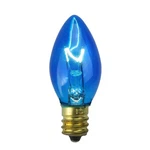 Northlight Pack Of 25 Incandescent C7 Blue Christmas Replacement Bulbs. Fixed Price $16.49.
