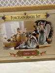 Grandeur Noel Collector's Edition 2003 Porcelain Angel Set Christmas Decor New. Fixed Price $33.99.