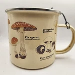 Gift Republic Mushroom Enamel Mug Outdoor Camping Large Metal Multicolor. Fixed Price $22.00.