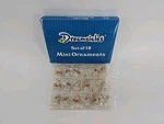 Vintage 1999 Dreamsicles Miniature Christmas Ornaments Set Of 18. Fixed Price $14.99.