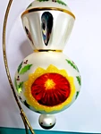 Christopher Radko Ball Ornament W/ Evergreen Leaves. Fixed Price $149.99.