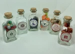 Target Bullseye Playground Winter/christmas Collectible Mini Bottles - Set Of 6. Fixed Price $25.00.