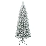 National Tree Company 6 Unlit Flocked Acacia Medium 5FT 11IN, Green. Fixed Price $110.15.