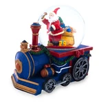Santa's Train Of Gifts Musical Water Snow Globe. Fixed Price $34.91.