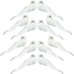 12 Pcs Christmas Dove Birds Clip On Tree Artificial White Ornamen. Fixed Price $29.99.