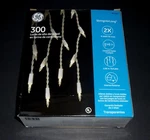Ge String-a-long 300-COUNT Constant White Mini Incandescent Christmas Icicle. Fixed Price $18.20.