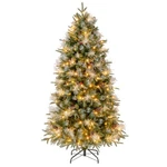 Ft Pre-lit Artificial Christmas Tree W/ 806 & Pvc Pet Branch Tips. Fixed Price $119.99.