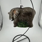 2018 Large Elephant - Old World Christmas Blown Glass Ornament New W/tag 12159. Fixed Price $14.47.