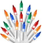 100 Count Multicolor Incandescent Christmas Lights White Wire String In.... Fixed Price $20.45.