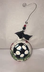 Ceramic Soccer Ball Sport Ornament Christmas Holiday Gift By Glory House. Fixed Price $12.00.