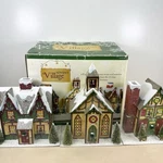 Christmas Advent Village Calendar Costco Houses Doors Church Large - Nice!. Fixed Price $69.99.
