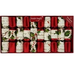 Robin Reed English Holiday Christmas Crackers - Bows And Berries, 10 Count. Fixed Price $38.95.