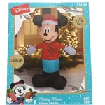 Gemmy Disney 5' Mickey Mouse Airblown Christmas Inflatable. Fixed Price $49.99.