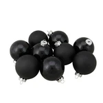 Northlight 9-PIECE Shiny Matte Black Glass Ball Christmas Ornament Set 2.5". Fixed Price $19.49.