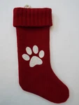 Wondershop Target Red Knit Pet Dog Paw Print Christmas Stocking Full Size 19". Fixed Price $19.99.