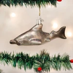 Old World Christmas Hammerhead Shark Glass Coastal Nautical Xmas Ornament 12426. Fixed Price $19.88.