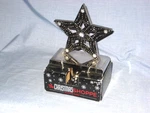 Christmas Stocking Holder, Hanger All- Metal Star With "jewels" New!. Fixed Price $16.50.