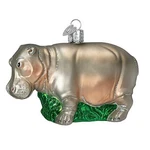 Old World Christmas Hippopotamus Glass Ornament Wildlife 12158. Fixed Price $25.99.