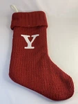Wondershop - Knit Monogram Christmas Stocking Red (y). Fixed Price $34.95.
