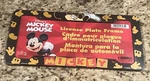 Disney Mickey Mouse License Plate Frame Universal Brand New Sealed. Fixed Price $25.29.