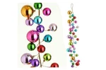 Raz Imports - 4 Foot Multicolored Ball Christmas Garland. Fixed Price $38.26.