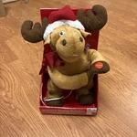 Pan Asian Creations Funny Christmas Moose Plays Jingle Bells & Farts Tested 9. Fixed Price $22.00.