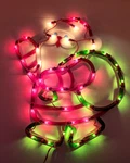 Impact Plastics Lighted Santa Claus Christmas Window Silhouette Approx 17" Read!. Fixed Price $20.59.