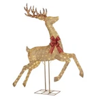 8 Ft Led Jumbo Leaping Reindeer Yard Christmas Holiday Decor / 250 Warm Lights. Fixed Price $339.99.