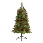 Nearly Natural 4FT Norway Mixed Pine Christmas Tree W/ 150 Clear Led Lights. Fixed Price $119.99.