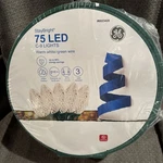 Ge Staybright 75 Count 37 Feet Warm White C9 Led Christmas Lights Green Wire New. Fixed Price $19.99.