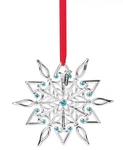 Lenox 2025 Majesty Snowflake 21ST Edition/silverplat. Fixed Price $42.10.